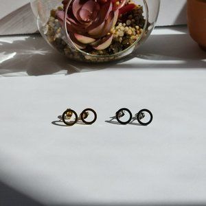 CIRCLE STUD EARRING